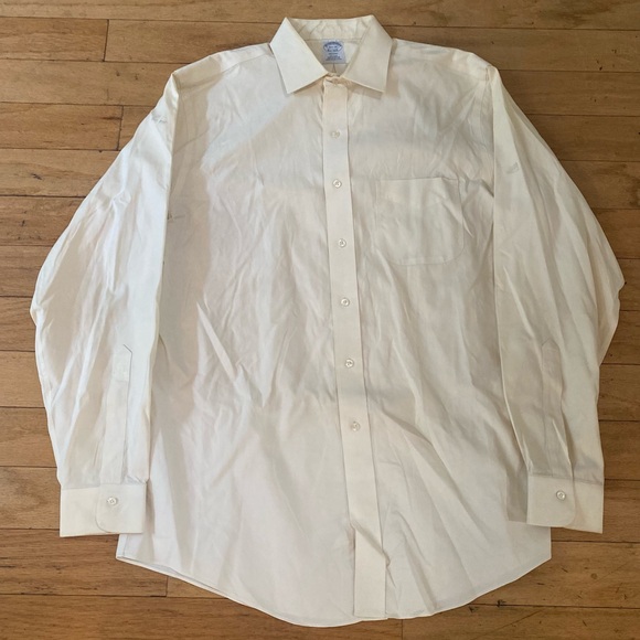 Brooks Brothers Other - BROOKS BROTHERS Dress Shirt (16.5, Cream, Cotton)